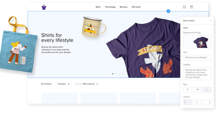Illustration Sellfy