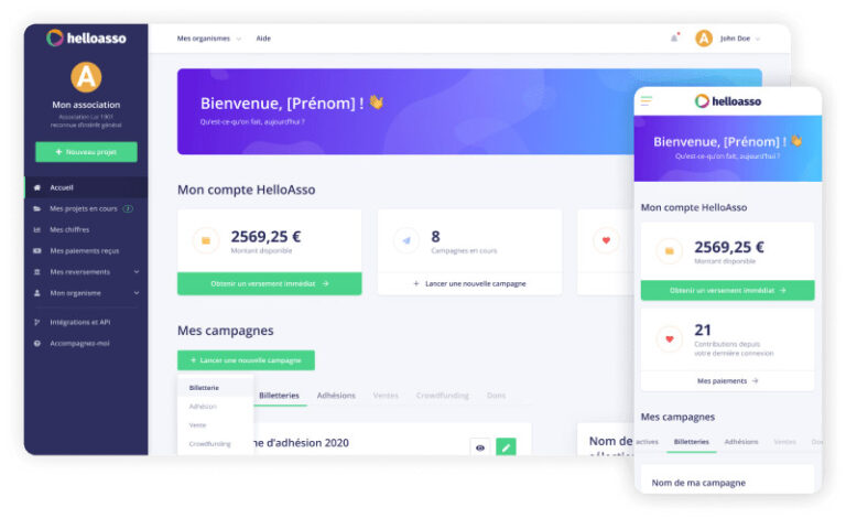 HelloAsso : une plateforme de gestion d'association gratuite