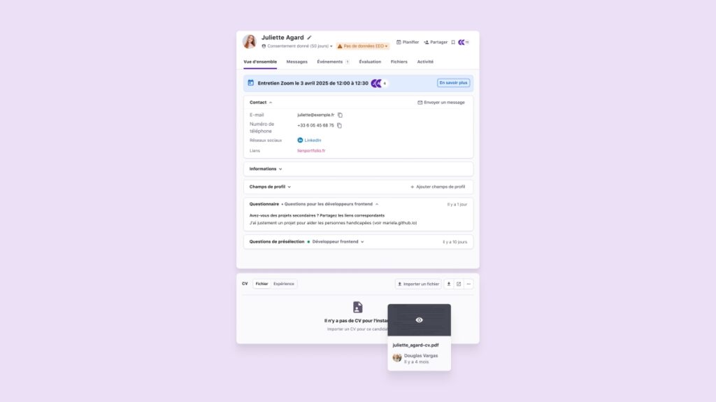 TELLENT – Recruitee – Screenshot 4 – 1
