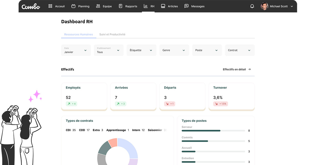 Combo : un outil de gestion RH et de centralisation documentaire