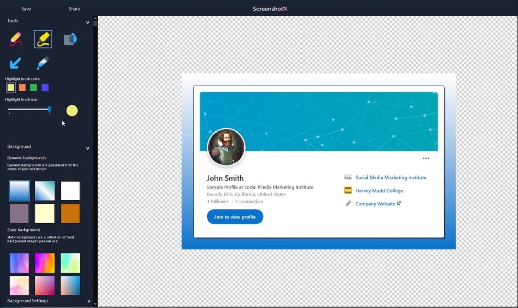 screenshotX-interface-1