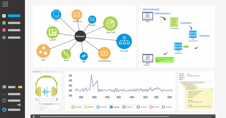 Illustration Dotcom Monitor