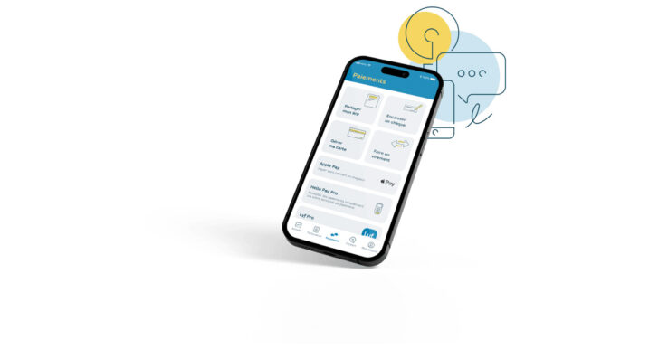 Illustration Hello bank! Pro