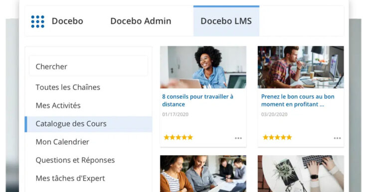 Illustration Docebo LMS