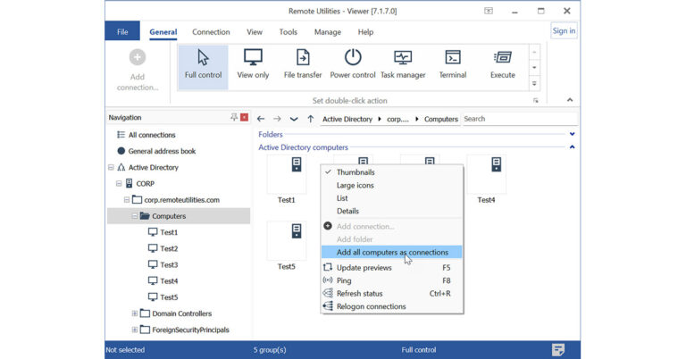 Remote Utility Remote Utilities : un logiciel de bureau à distance