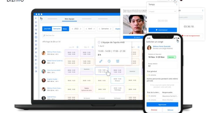 Illustration Bizneo Time Manager