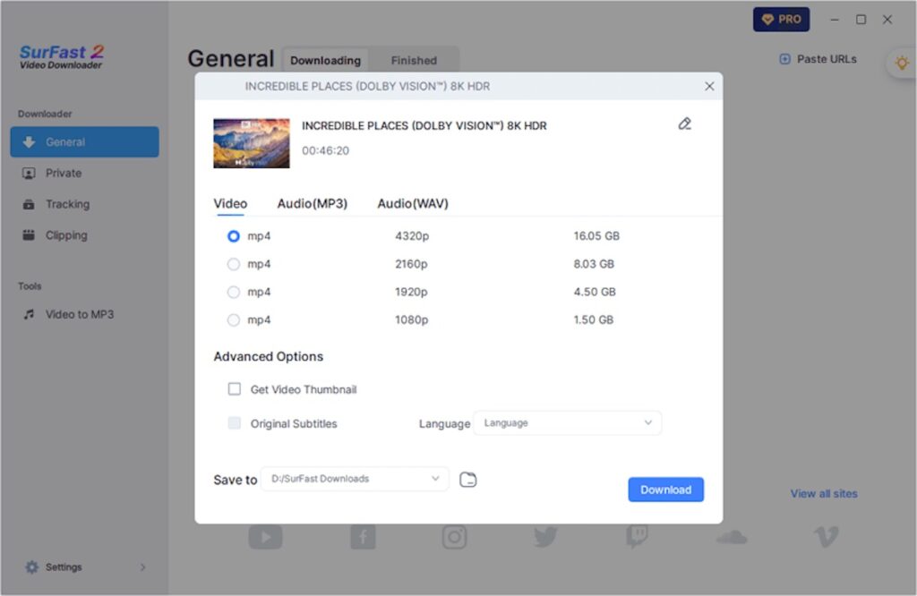 surfast-video-downloader-interface-2