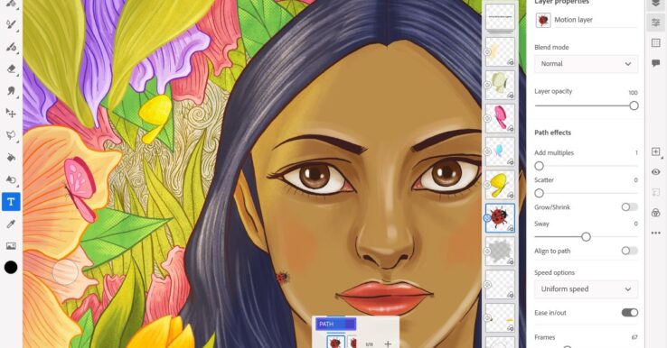 Illustration Adobe Fresco