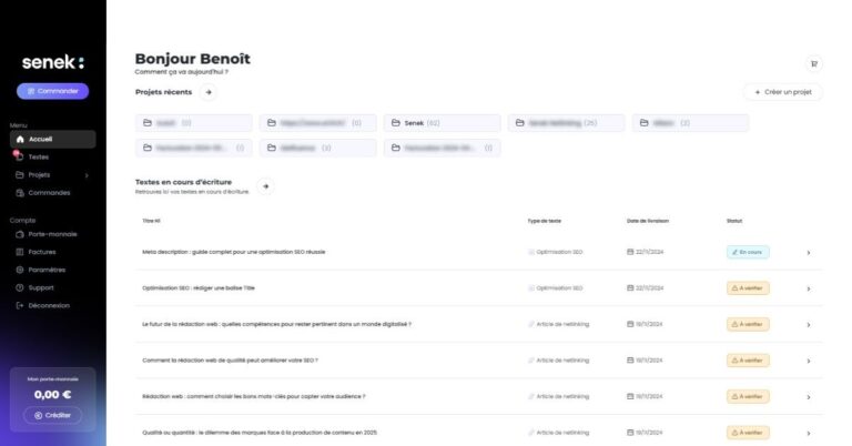 Senek Senek : une plateforme qui met à disposition des rédacteurs web SEO