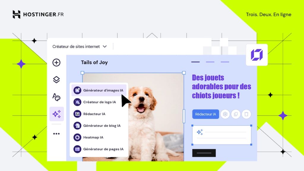 Hostinger-createur-sites-interface