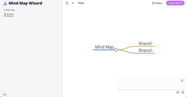 Illustration Mind Map Wizard