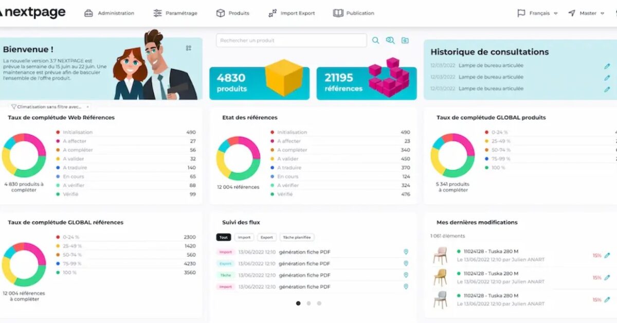 See Nextpage Example NEXTPAGE : une solution PIM pour centraliser et enrichir les fiches ...
