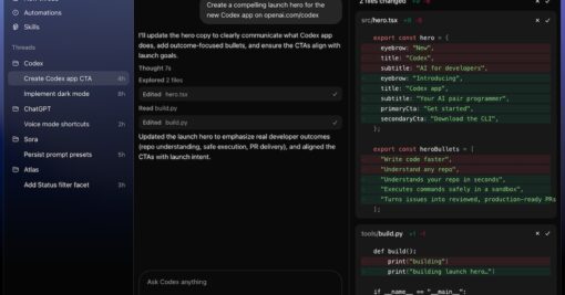 Codex : l'assistant de codage par IA d'OpenAI