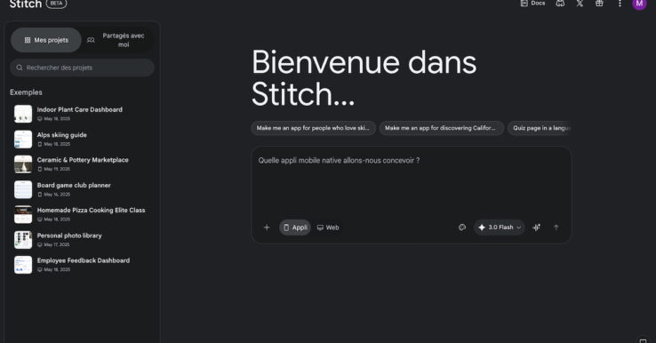 Illustration Google Stitch