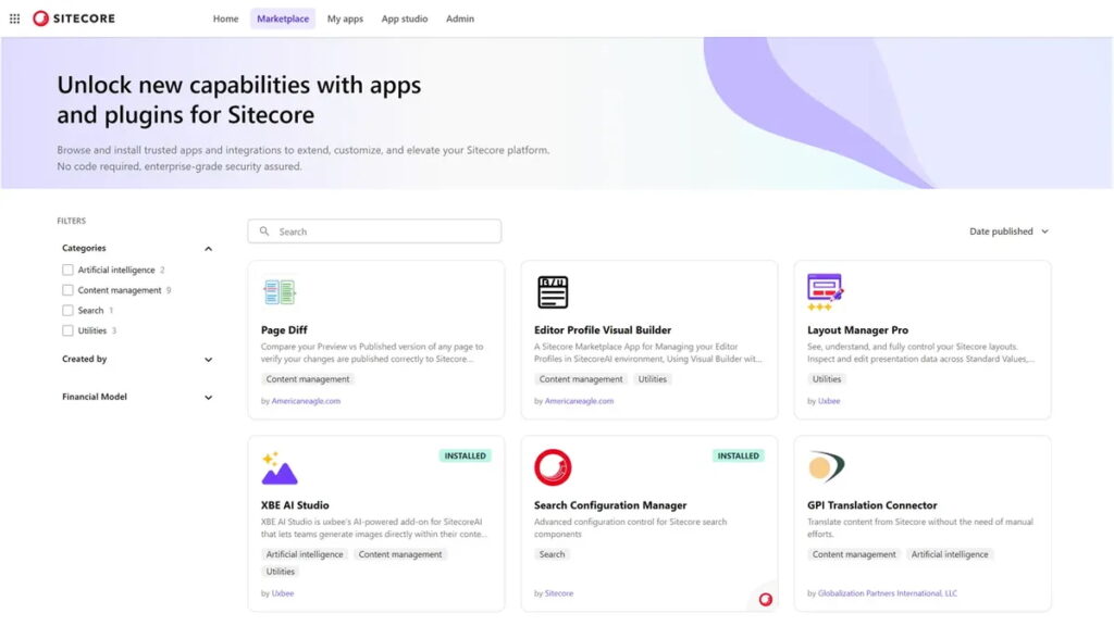 sitecore-interface