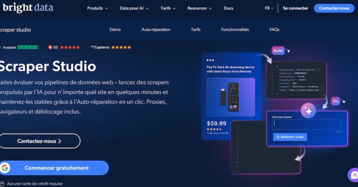 Illustration Scraper Studio by Bright Data
