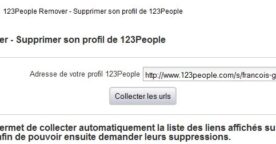 Supprimer ses résultats sur 123People avec 123PeopleRemover