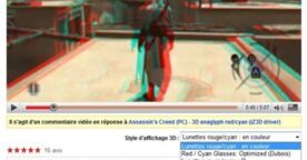 Youtube teste les vidéos en 3D (via des lunettes)