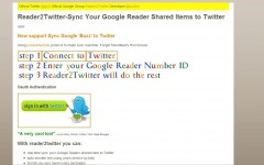 Reader2Twitter