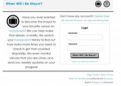 when will i be mayor