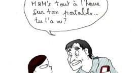 Dessin : les parents et la technologie