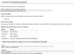 abonnement mail