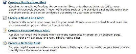 Alertes TheFriendMail