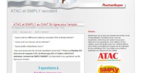 Atac Simply recrute et lance son blog entreprise