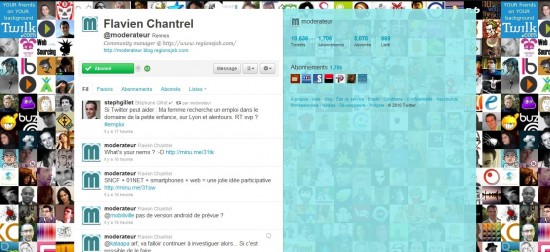 Background Twitter