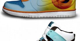 Des baskets Nike édition limitée Twitter, Firefox et Google
