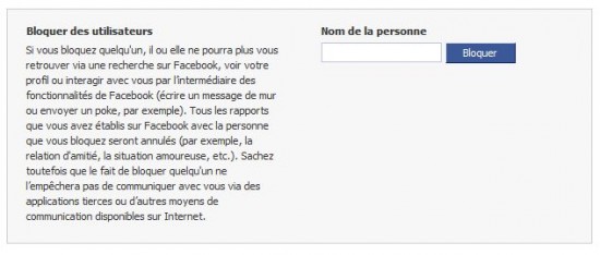 bloquer
