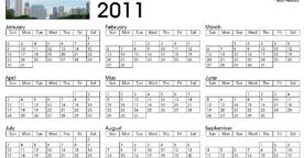Créer gratuitement un calendrier 2011