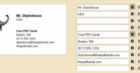 Créer une carte de visite gratuitement en 5 minutes avec free pdf cards