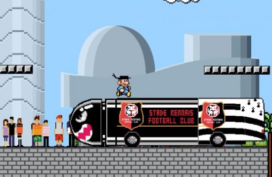 Carte de voeux carte de voeux Mario