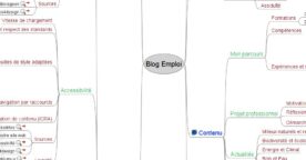 Carte heuristique du blog emploi : contenu, intérêts, objectifs…