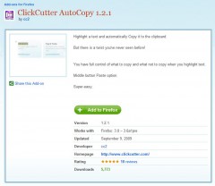 click cutter