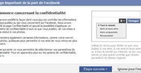 Facebook : attention à vos paramètres de confidentialité !