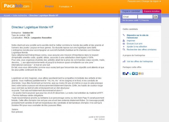 directeur logistique