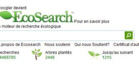 Moteur de recherche écologique : planter des arbres avec Ecosearch