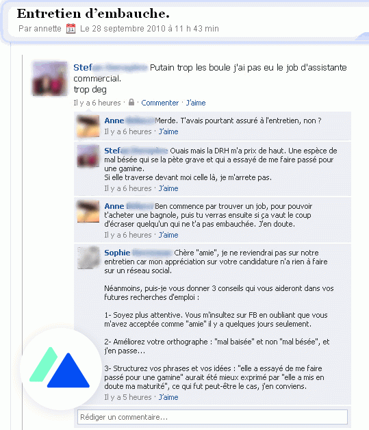 A ne pas faire sur Facebook