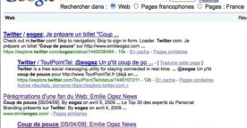 Après le name googling, le name twittering ?