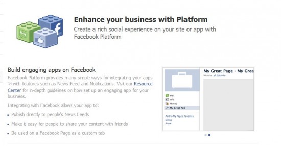 Facebook pour l'entreprise