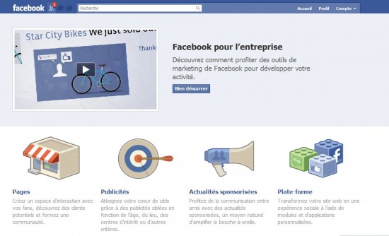Facebook pour les entreprises