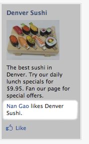 facebook sponsored stories