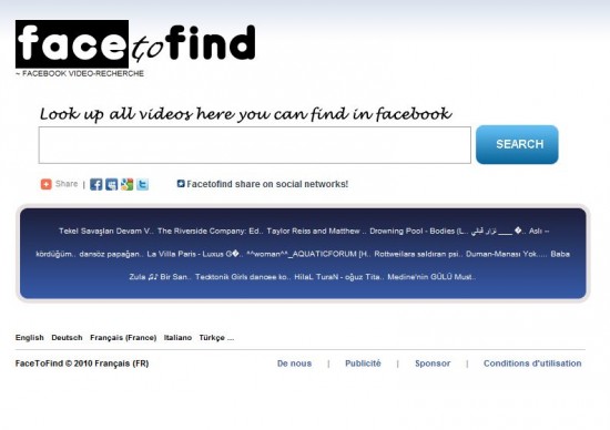 face to find