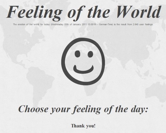 feeling of the day