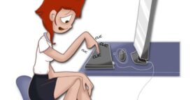 Dessin : la geekette à travers les âges