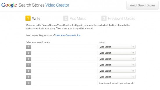google Search Stories