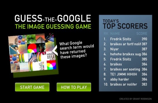 Guess the google