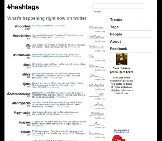 hashtags